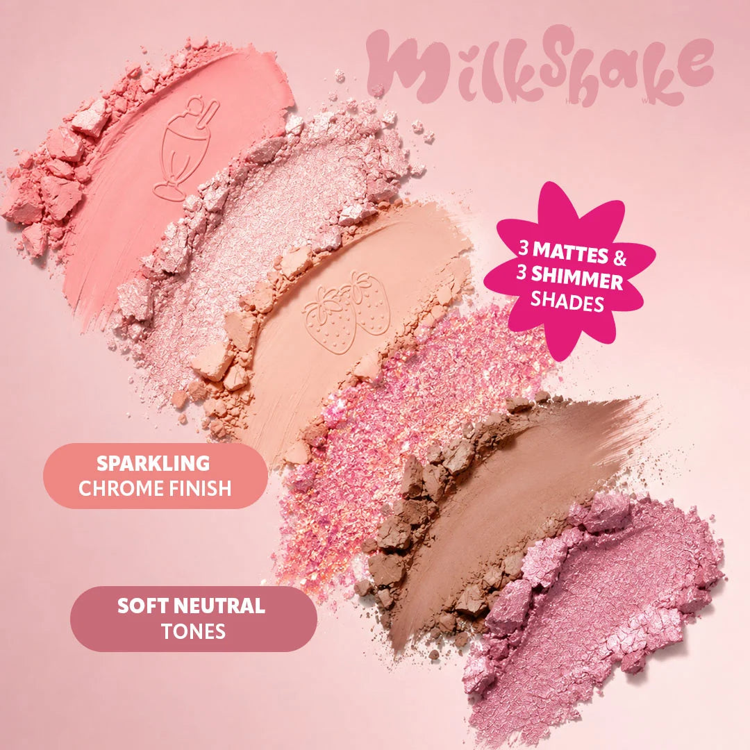 Trouble Maker Little Trouble Shadow Palette Milkshake 4pc Set + 1 Full Size Product Worth 25% Value Free