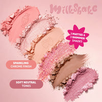 Trouble Maker Little Trouble Shadow Palette Milkshake 4pc Set + 1 Full Size Product Worth 25% Value Free