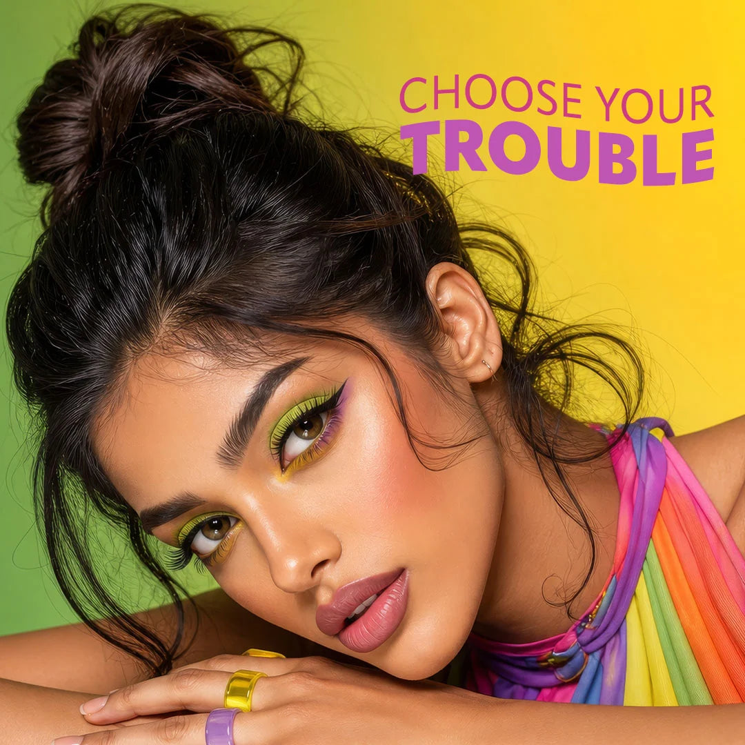 Trouble Maker Little Trouble Shadow Palette Genius 4pc Set + 1 Full Size Product Worth 25% Value Free