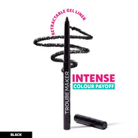 Trouble Maker Sketch Mechanical Gel Liner Black 4pc Set + 1 Full Size Product Worth 25% Value Free