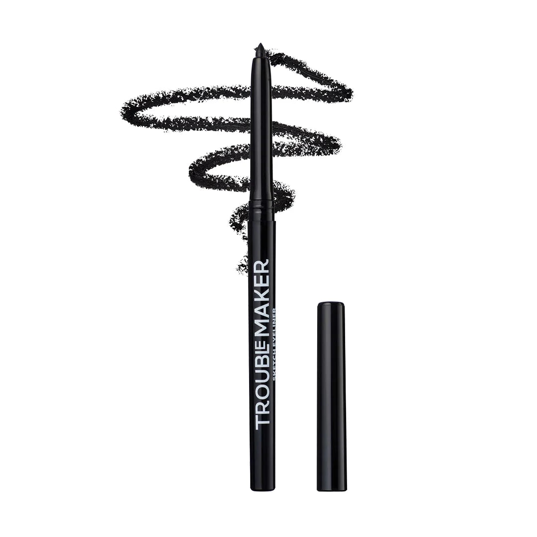 Trouble Maker Sketch Mechanical Gel Liner Black 4pc Set + 1 Full Size Product Worth 25% Value Free