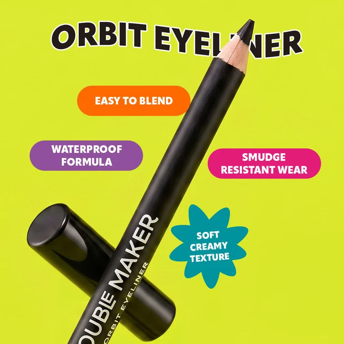 Trouble Maker Orbit Eyeliner Pencil Black 4pc Set + 1 Full Size Product Worth 25% Value Free