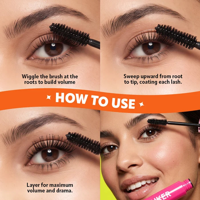 Trouble Maker Big Thinker Volumising Mascara Black 4pc Set + 1 Full Size Product Worth 25% Value Free
