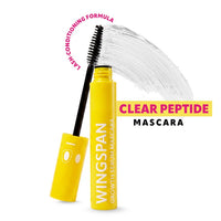 Trouble Maker Wingspan Peptide Lash Mascara Clear 4pc Set + 1 Full Size Product Worth 25% Value Free
