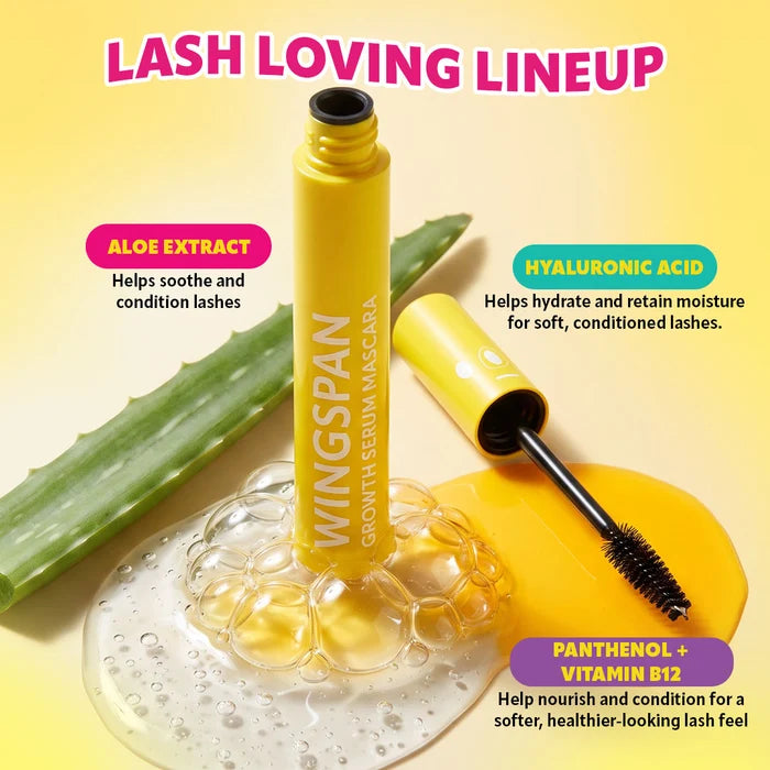 Trouble Maker Wingspan Peptide Lash Mascara Clear 4pc Set + 1 Full Size Product Worth 25% Value Free