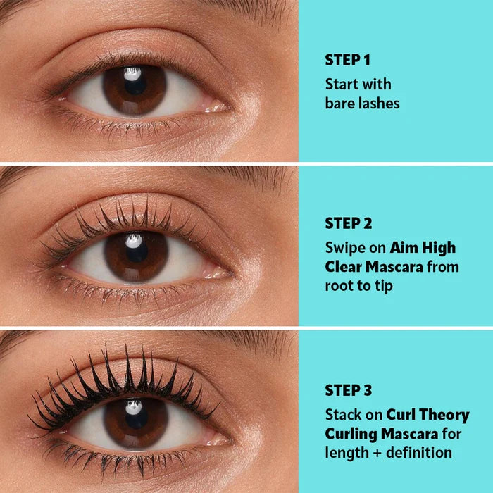 Trouble Maker Aim High Clear Mascara 4pc Set + 1 Full Size Product Worth 25% Value Free