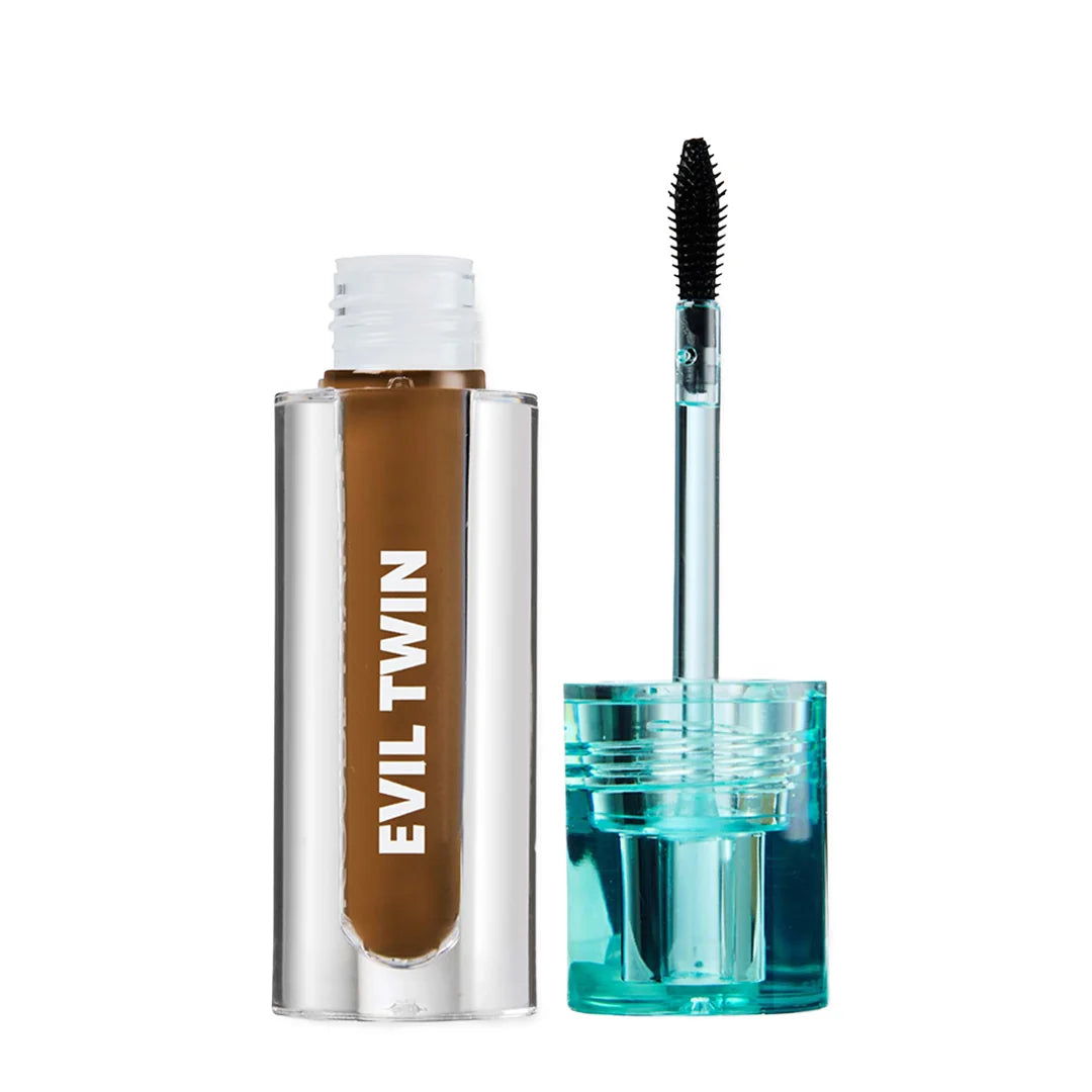 Trouble Maker Evil Twin Tinted Brow Gel Dark Brown 4pc Set + 1 Full Size Product Worth 25% Value Free