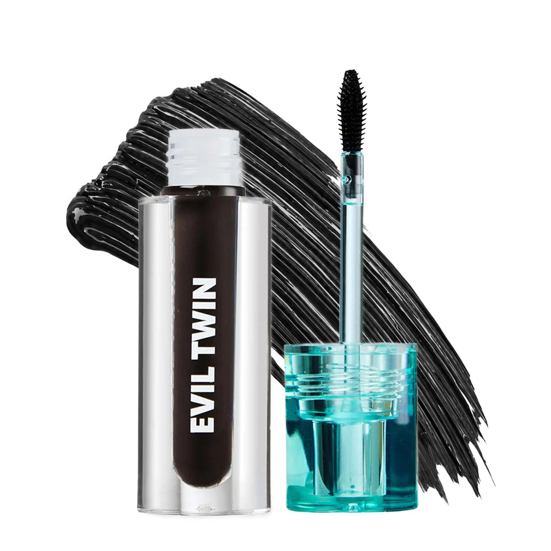 Trouble Maker Evil Twin Tinted Brow Gel Soft Black 4pc Set + 1 Full Size Product Worth 25% Value Free