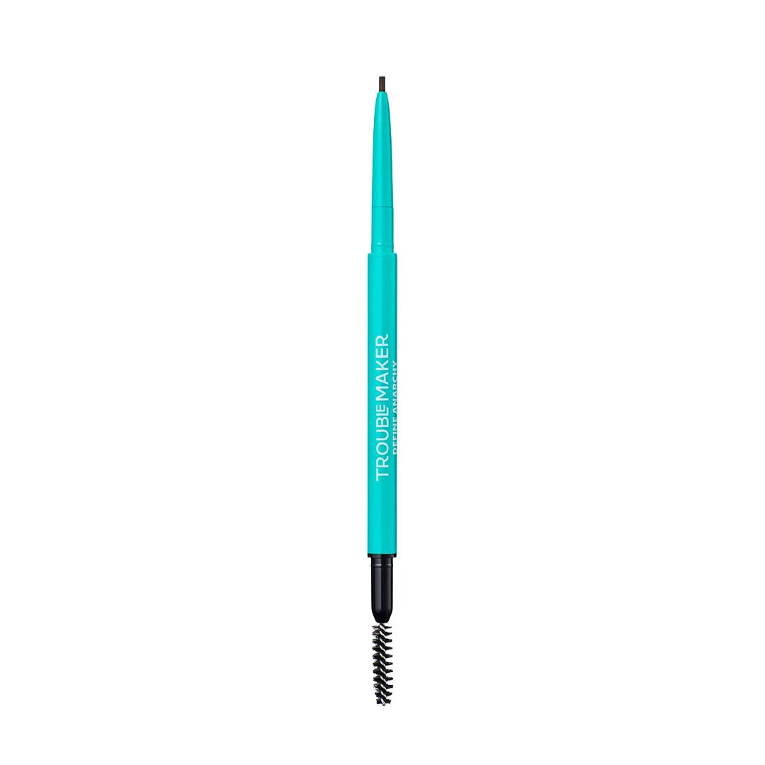Trouble Maker Define Anarchy Micro Brow Pencil Dark Brown 4pc Set + 1 Full Size Product Worth 25% Value Free