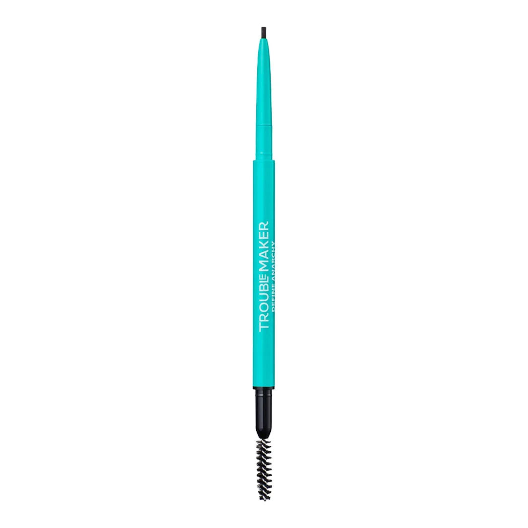 Trouble Maker Define Anarchy Micro Brow Pencil Soft Black 4pc Set + 1 Full Size Product Worth 25% Value Free