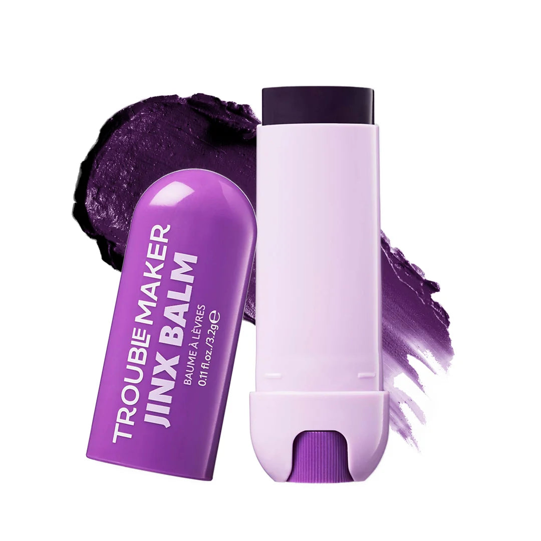 Trouble Maker Jinx Tinted Lip Balm Luna Berry 4pc Set + 1 Full Size Product Worth 25% Value Free
