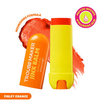 Trouble Maker Jinx Tinted Lip Balm Finley Orange 4pc Set + 1 Full Size Product Worth 25% Value Free