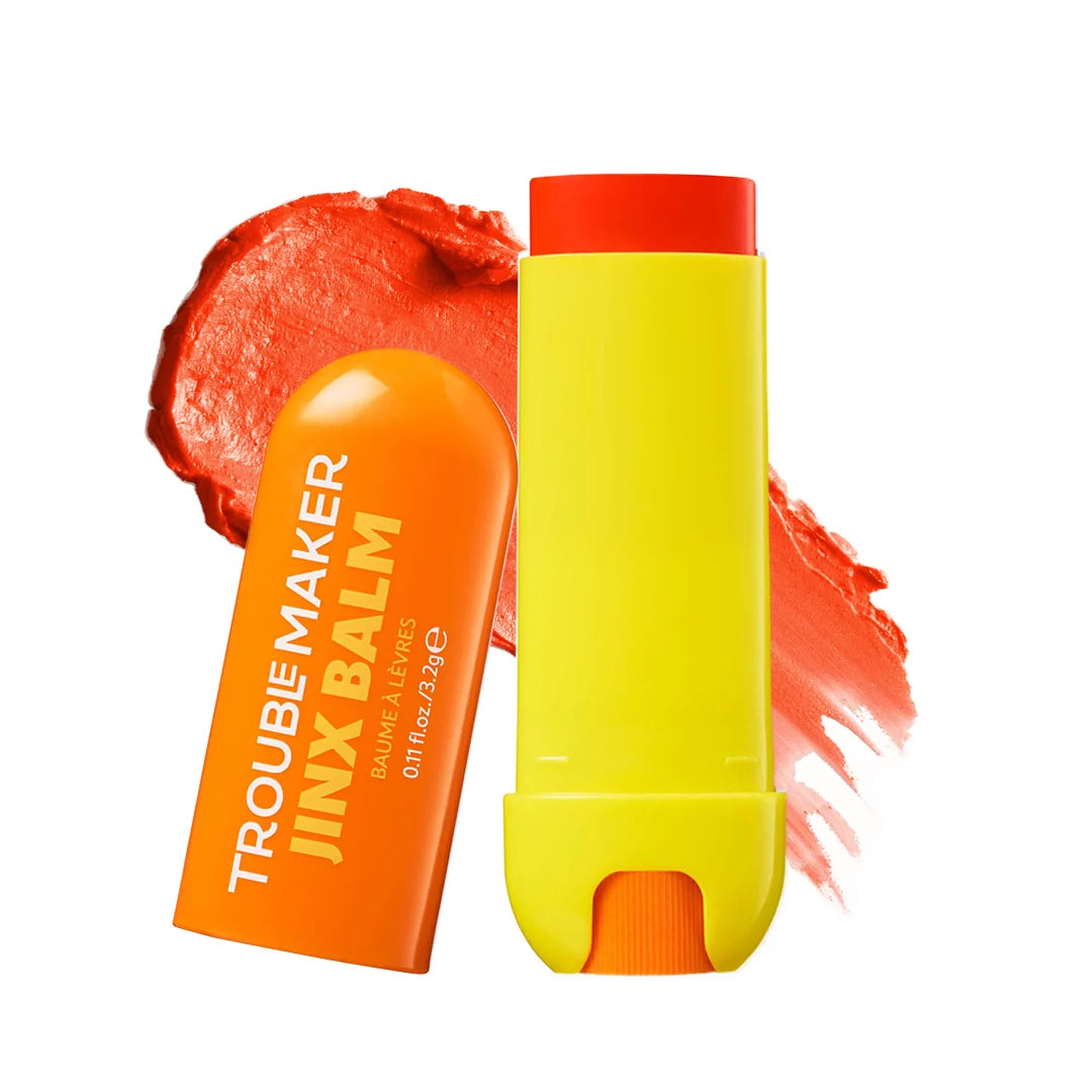 Trouble Maker Jinx Tinted Lip Balm Finley Orange 4pc Set + 1 Full Size Product Worth 25% Value Free