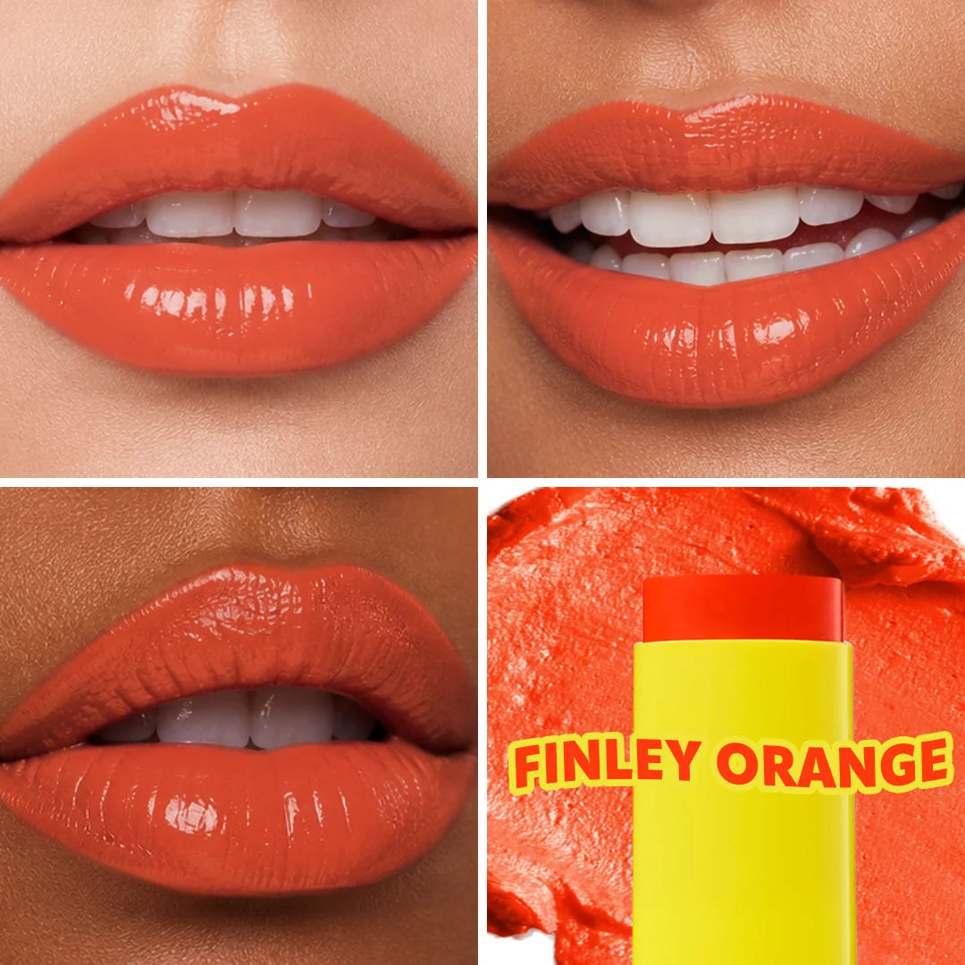 Trouble Maker Jinx Tinted Lip Balm Finley Orange 4pc Set + 1 Full Size Product Worth 25% Value Free