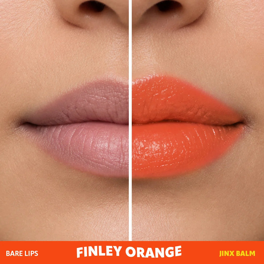 Trouble Maker Jinx Tinted Lip Balm Finley Orange 4pc Set + 1 Full Size Product Worth 25% Value Free