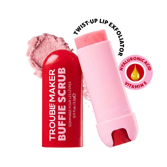 Trouble Maker Buffie Sugar Lip Scrub 4pc Set + 1 Full Size Product Worth 25% Value Free
