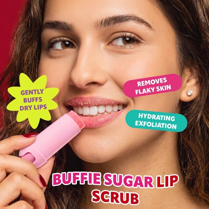Trouble Maker Buffie Sugar Lip Scrub 4pc Set + 1 Full Size Product Worth 25% Value Free