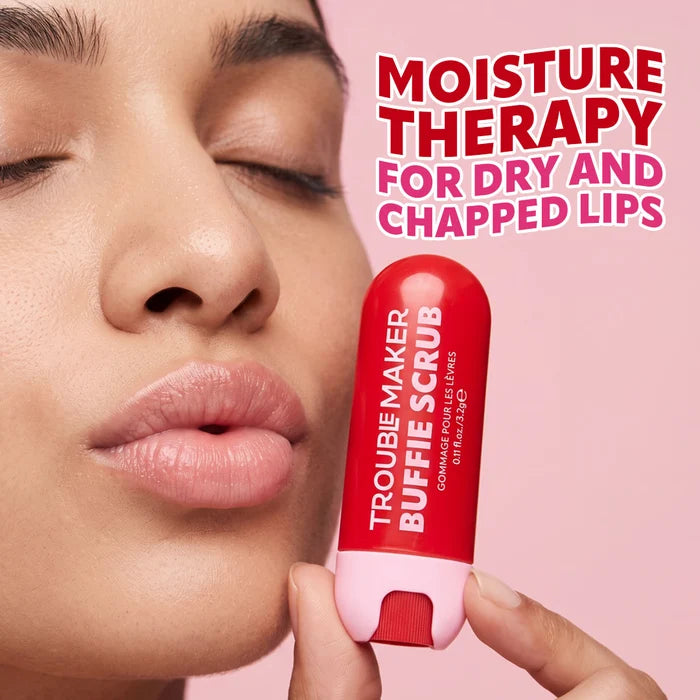 Trouble Maker Buffie Sugar Lip Scrub 4pc Set + 1 Full Size Product Worth 25% Value Free