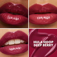 Trouble Maker Chaos Gloss Lipgloss Hula Hoop Deep Berry 4pc Set + 1 Full Size Product Worth 25% Value Free