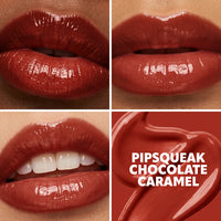 Trouble Maker Chaos Gloss Lipgloss Pipsqueak Chocolate Caramel 4pc Set + 1 Full Size Product Worth 25% Value Free