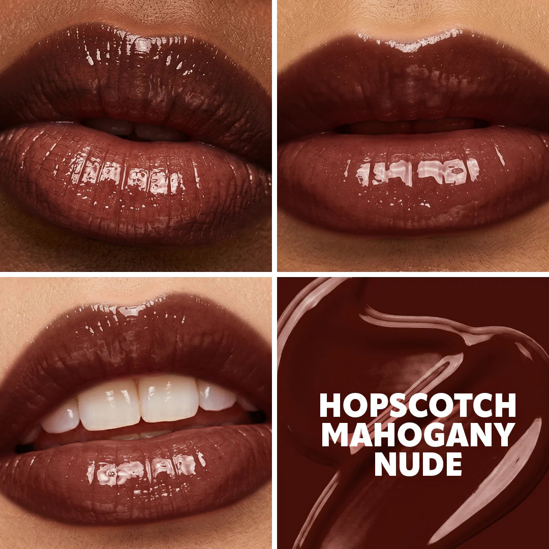 Trouble Maker Chaos Gloss Lipgloss Hopscotch Mahogany Nude 4pc Set + 1 Full Size Product Worth 25% Value Free