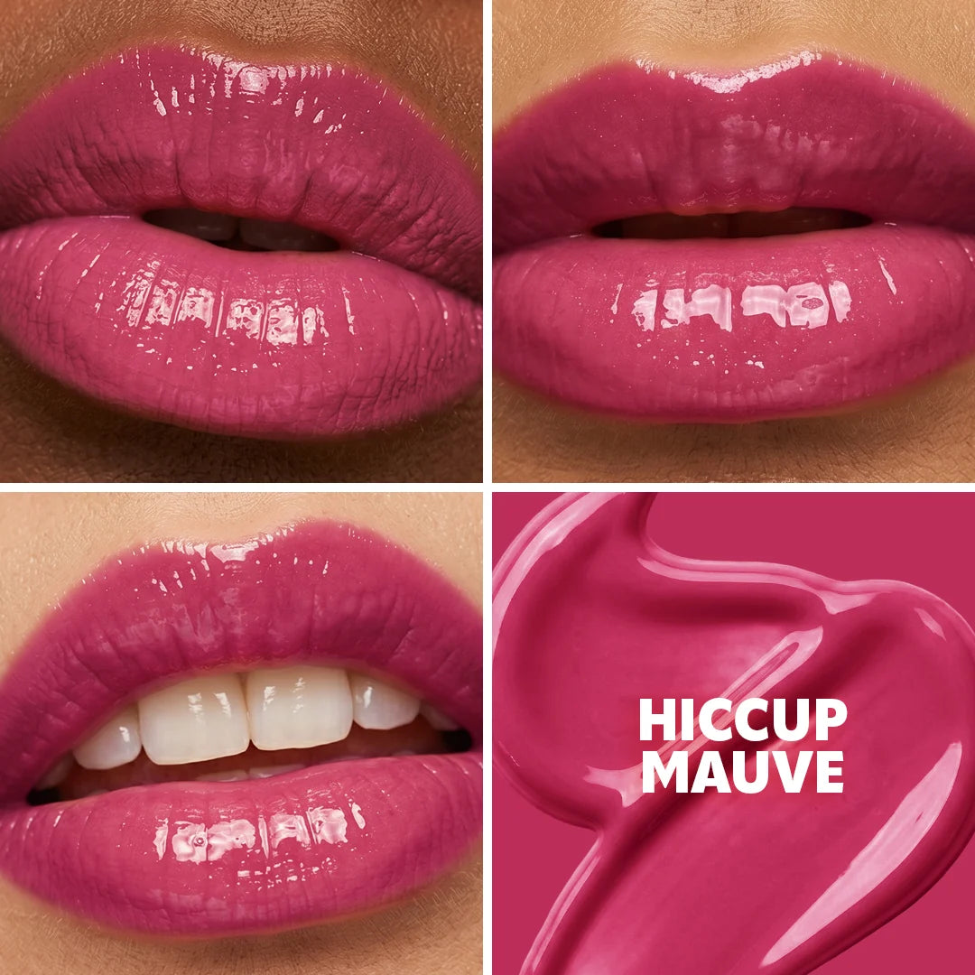 Trouble Maker Chaos Gloss Lipgloss Hiccup Mauve 4pc Set + 1 Full Size Product Worth 25% Value Free