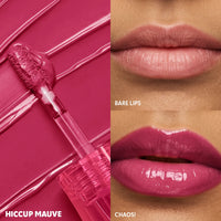 Trouble Maker Chaos Gloss Lipgloss Hiccup Mauve 4pc Set + 1 Full Size Product Worth 25% Value Free
