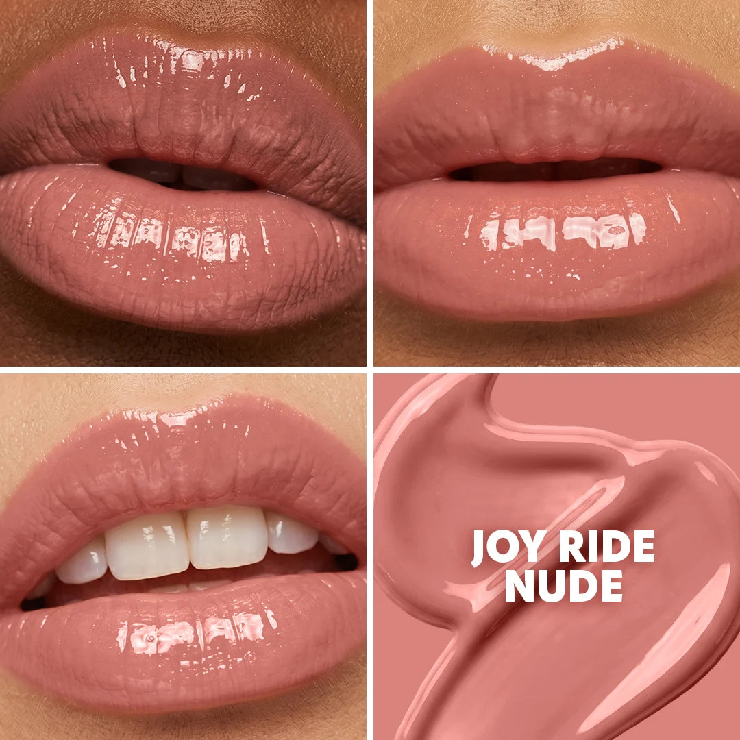 Trouble Maker Chaos Gloss Lipgloss Joy Ride Nude 4pc Set + 1 Full Size Product Worth 25% Value Free