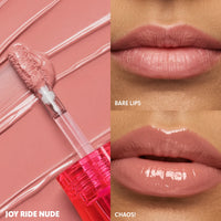 Trouble Maker Chaos Gloss Lipgloss Joy Ride Nude 4pc Set + 1 Full Size Product Worth 25% Value Free