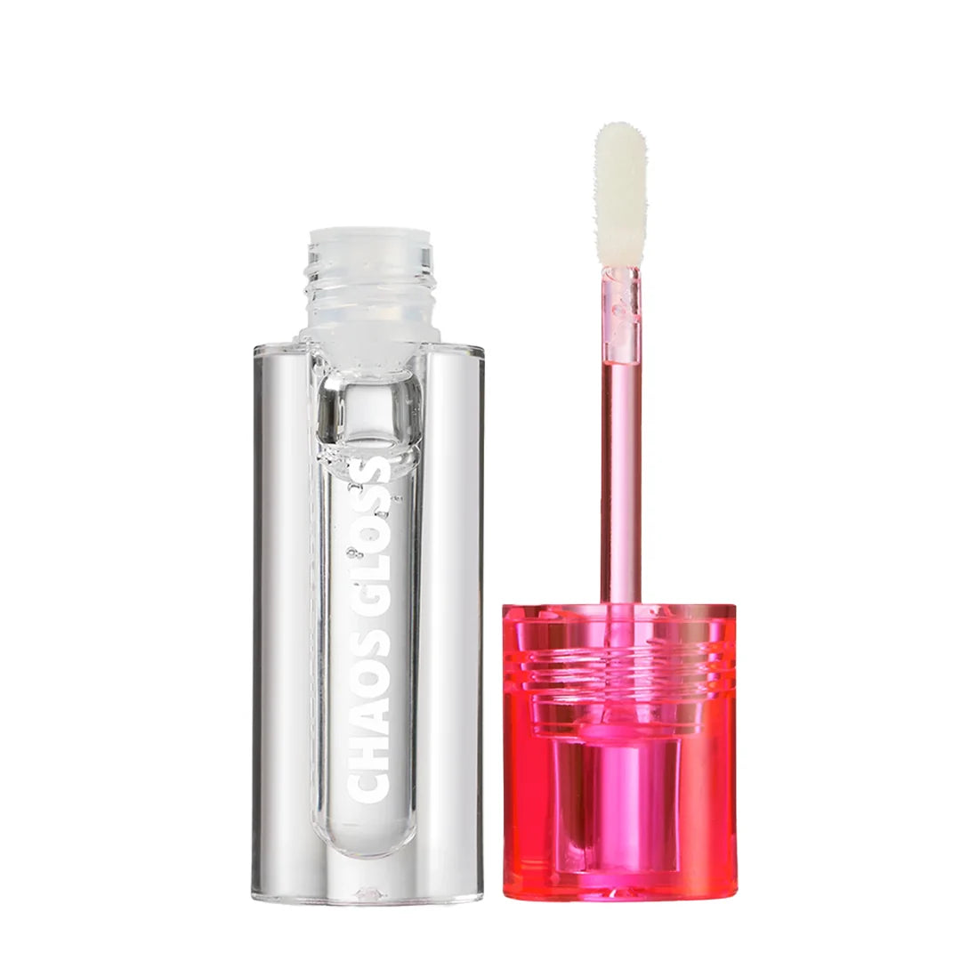 Trouble Maker Chaos Gloss Lipgloss Brain Freeze Clear 4pc Set + 1 Full Size Product Worth 25% Value Free