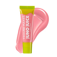 Trouble Maker Juno Juice Lipgloss Stevie Pink 4pc Set + 1 Full Size Product Worth 25% Value Free