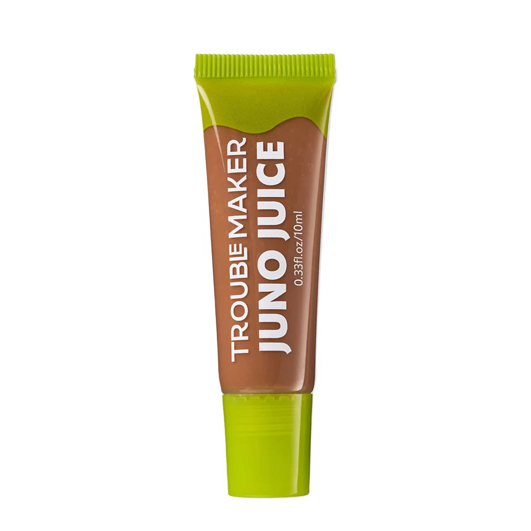 Trouble Maker Juno Juice Lipgloss Harper Nude 4pc Set + 1 Full Size Product Worth 25% Value Free