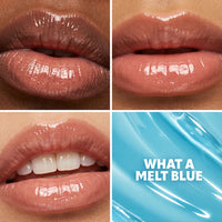 Trouble Maker Melt Down Lip Oil What a Melt Blue 4pc Set + 1 Full Size Product Worth 25% Value Free