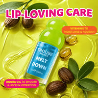 Trouble Maker Melt Down Lip Oil What a Melt Blue 4pc Set + 1 Full Size Product Worth 25% Value Free