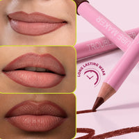 Trouble Maker Overdo It Lip Liner Pencil Ruby Who Red 4pc Set + 1 Full Size Product Worth 25% Value Free