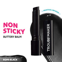 Trouble Maker Aura Lip Balm Romi Black 4pc Set + 1 Full Size Product Worth 25% Value Free