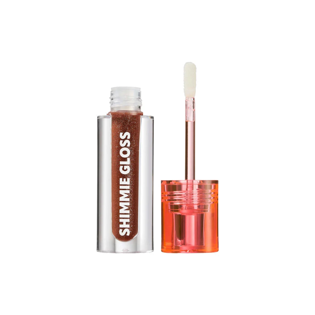 Trouble Maker Shimmie Gloss New Stakes Brown 4pc Set + 1 Full Size Product Worth 25% Value Free