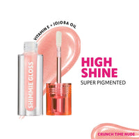 Trouble Maker Shimmie Gloss Crunch Time Nude 4pc Set + 1 Full Size Product Worth 25% Value Free
