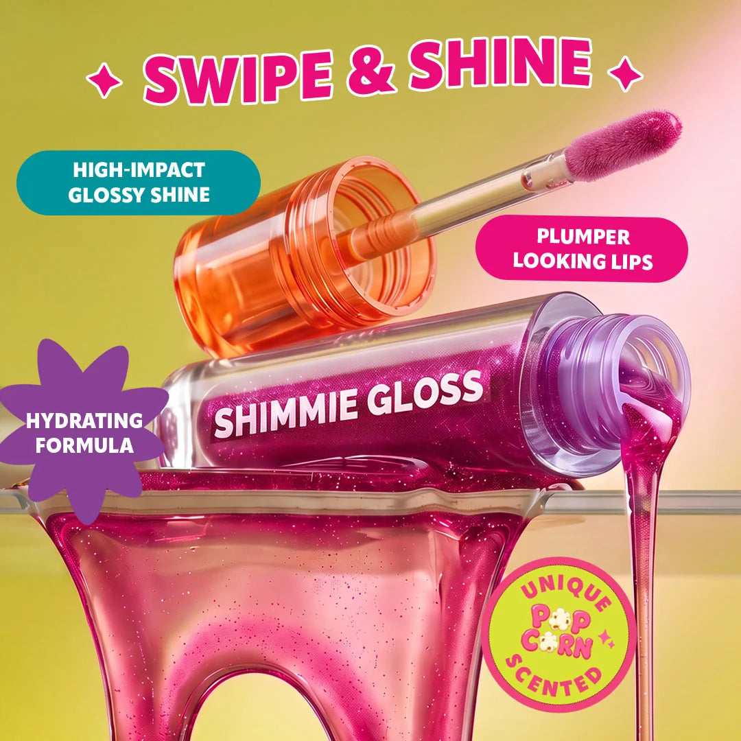 Trouble Maker Shimmie Gloss Crunch Time Nude 4pc Set + 1 Full Size Product Worth 25% Value Free