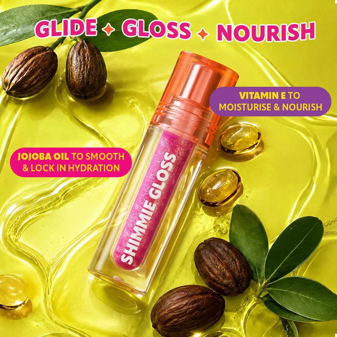 Trouble Maker Shimmie Gloss Crunch Time Nude 4pc Set + 1 Full Size Product Worth 25% Value Free