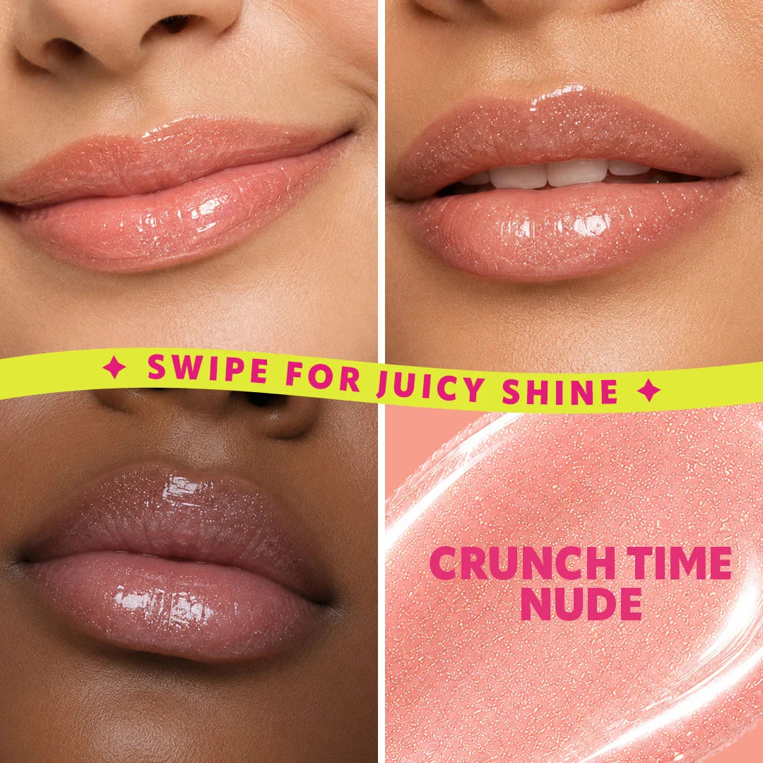 Trouble Maker Shimmie Gloss Crunch Time Nude 4pc Set + 1 Full Size Product Worth 25% Value Free