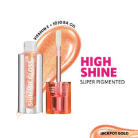 Trouble Maker Shimmie Gloss Jackpot Gold 4pc Set + 1 Full Size Product Worth 25% Value Free