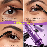 Trouble Maker Curl Theory Curling Mascara Black 4pc Set + 1 Full Size Product Worth 25% Value Free