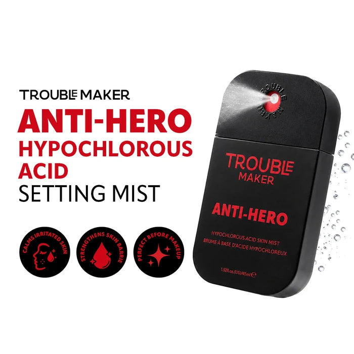 Trouble Maker Anti Hero Hypochlorous Acid Skin Mist 4pc Set + 1 Full Size Product Worth 25% Value Free