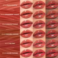 Focallure Watery Lip Balm-PK01 Peach Souffle 4pc Set + 1 Full Size Product Worth 25% Value Free