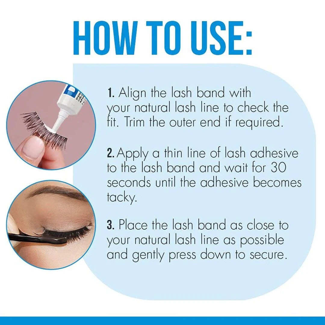 DUO Striplash Adhesive, Clear 4pc Set + 1 Full Size Product Worth 25% Value Free