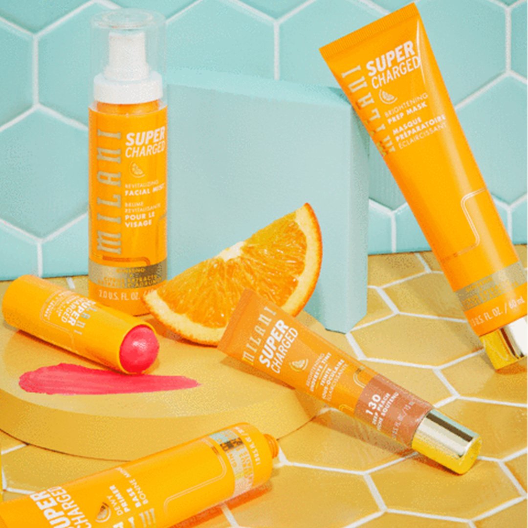 Milani Supercharged Revitalizing Facial Mist 4pc Set + 1 Full Size Product Worth 25% Value Free