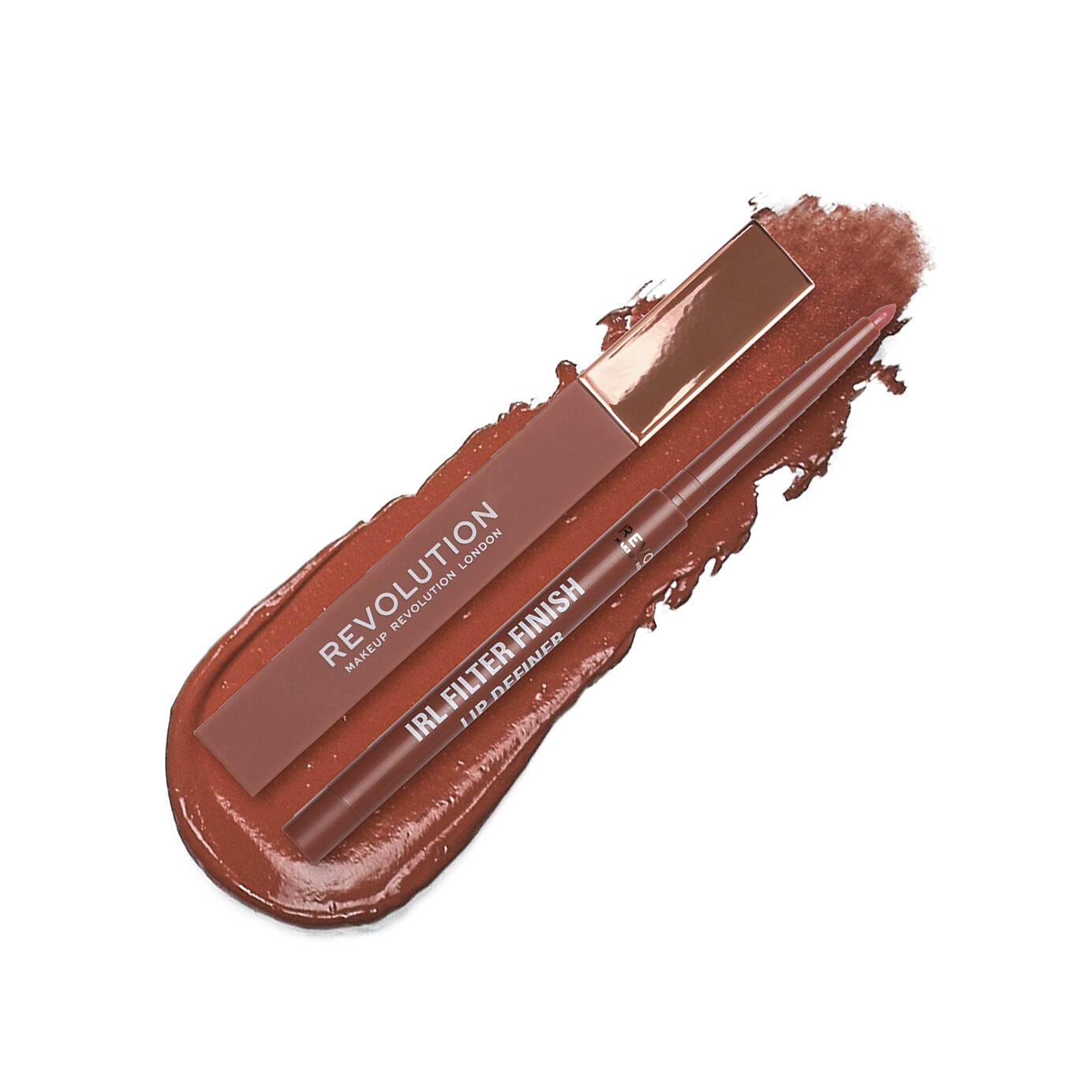 Revolution IRL Whipped Lip Creme Espresso Nude 4pc Set + 1 Full Size Product Worth 25% Value Free