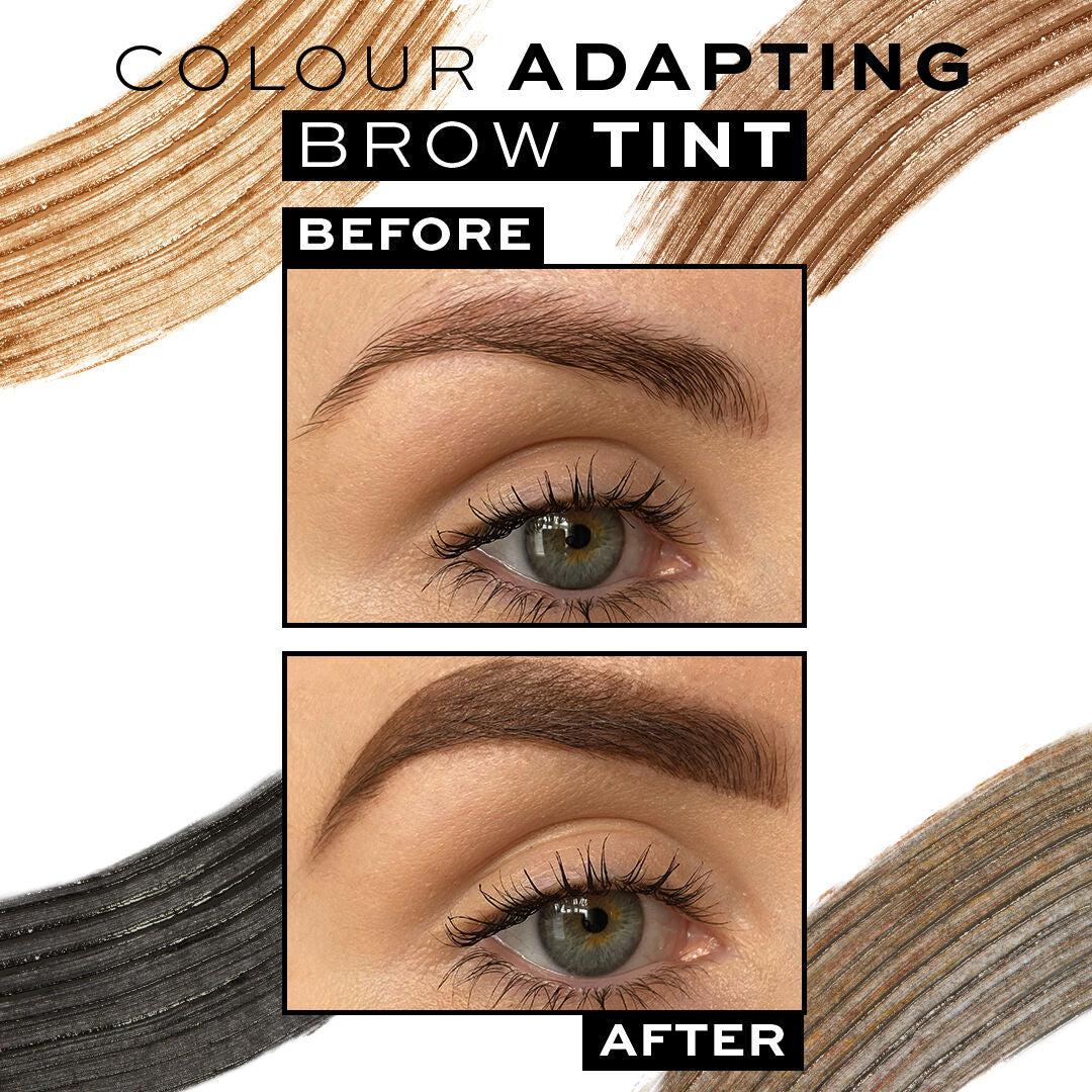Makeup Revolution Colour Adapt Brow Tint Light Brown 4pc Set + 1 Full Size Product Worth 25% Value Free