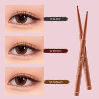 Pinkflash Pro Touch Pencil Eyeliner-#02 Brown 4pc Set + 1 Full Size Product Worth 25% Value Free